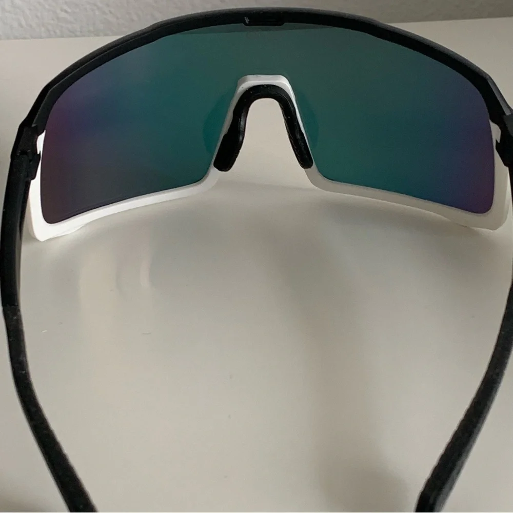 Diamond Eyewear White Orange Sporty Sunglasses Baseball Outdoor Fishing Box Case